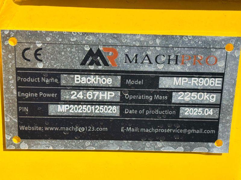 *NEW*UNUSED*MACHPRO MP-R906E ARTICULATED BACKHOE LOADER*YEAR 2025*VIDEO*