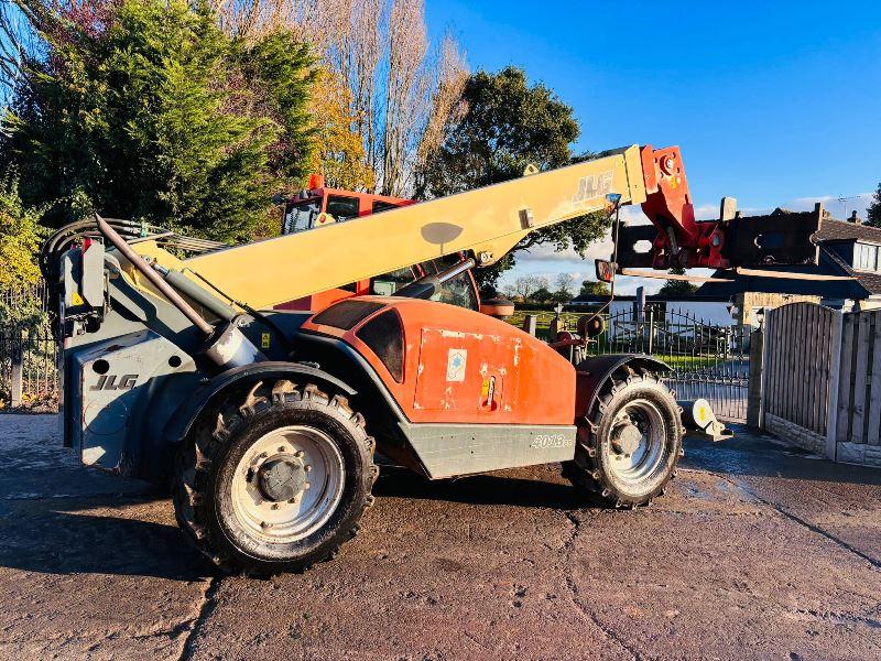 JLG 4013 4WD TELEHANDLER *YEAR 2008, 6264 HOURS* C/W LONG PALLET TINES *VIDEO*