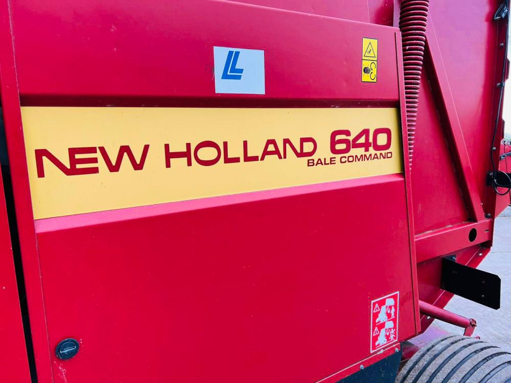 NEW HOLLAND 640 BALE COMMAND BALER * ROUND BALES * C/W LOAD COMPUTER