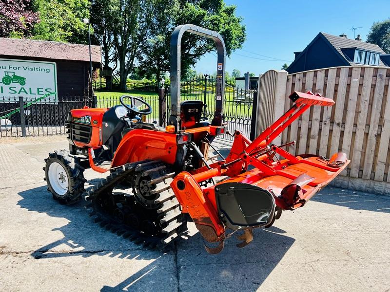 KUBOTA GB150 HALF TRACK COMPACT TRACTOR *904 HOURS* C/W KUBOTA