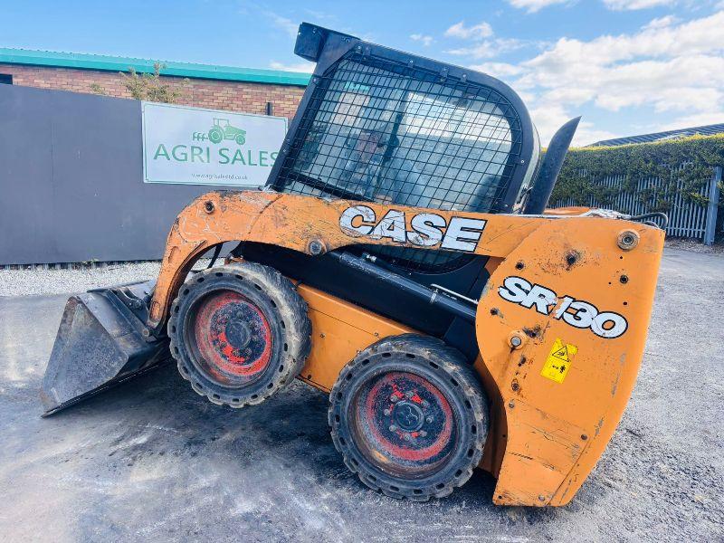 CASE SR130 SKIDSEER*C/W BUCKET*YEAR 2017*VIDEO*