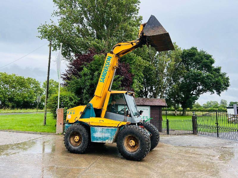SANDERSON TL6MT 4WD TELEHANDLER C/W STRICKLAND BUCKET *VIDEO*
