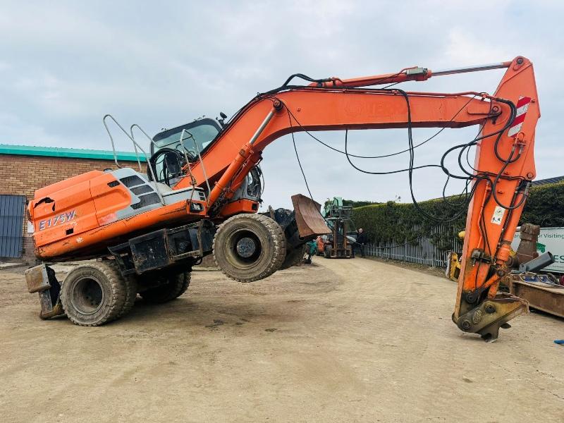 FIAT KOBELCO E175W RUBBER DUCK*C/W FRONT BLADE*VIDEO*