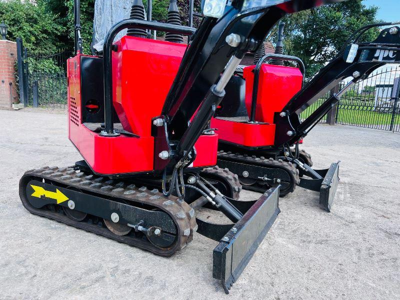 UNUSED JPC PC10 TRACKED EXCAVATOR * YEAR 2023, CHOICE OF 2*VIDEO*