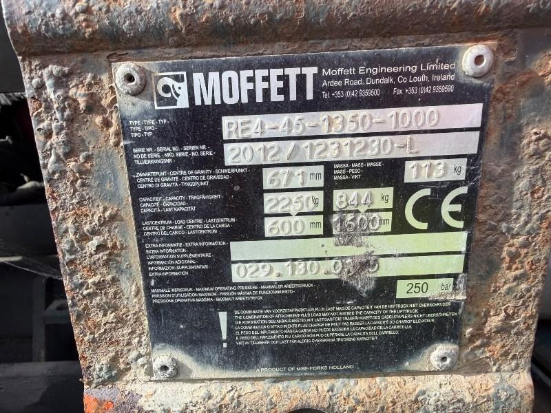 MOFFETT M5 25.3 *C/W FORK POSITIONER*1453 HOURS*YEAR 2012*VIDEO*