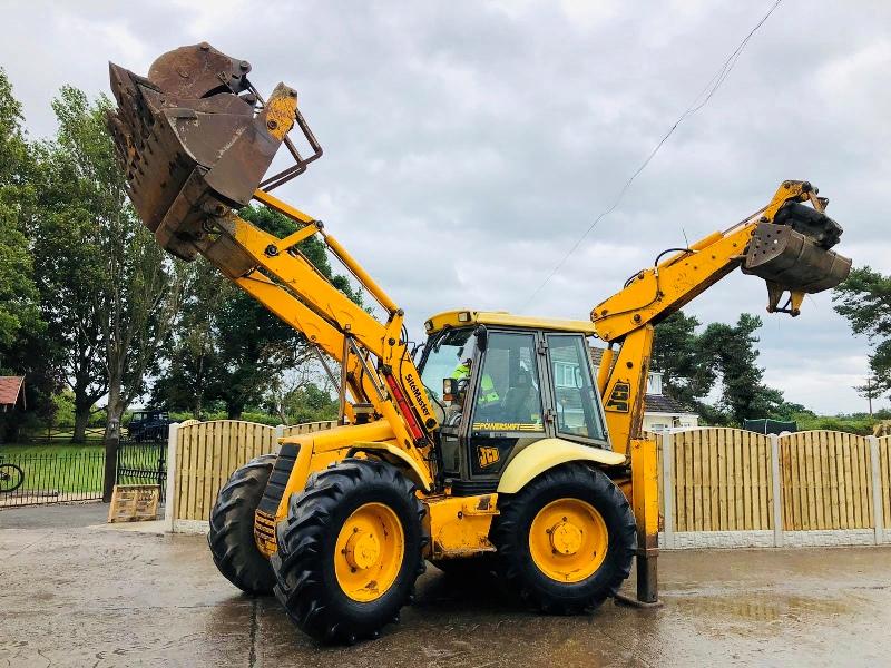 JCB 4CX SITEMASTER BACKHOE DIGGER C/W HYDRAULIC BREAKER & 8 X REAR BUCKETS