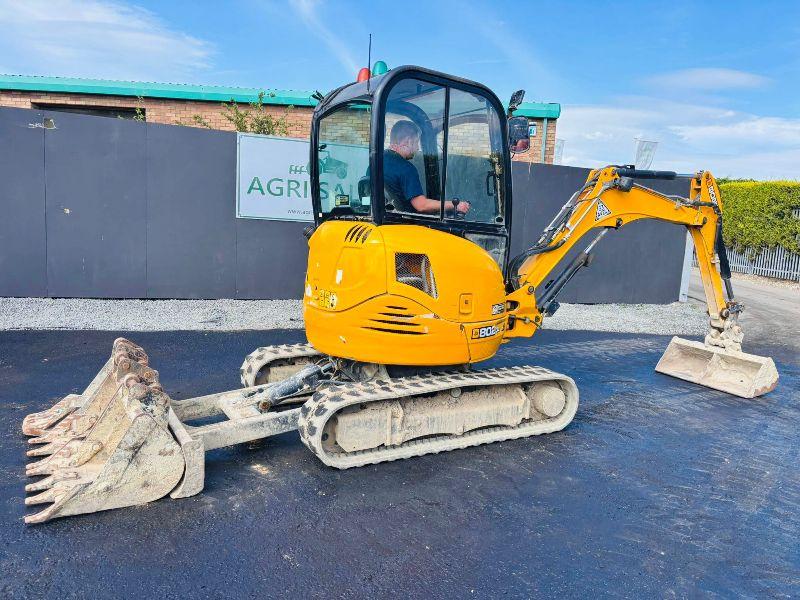 JCB 8025 ZTS TRACKED EXCAVATOR *YEAR 2020*C/W 4 BUCKETS*VIDEO*