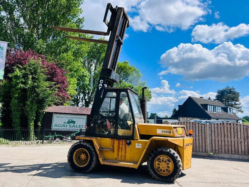 CATERPILLAR V180B DIESEL FORKLIFT C/W 2 STAGE MAST *VIDEO*