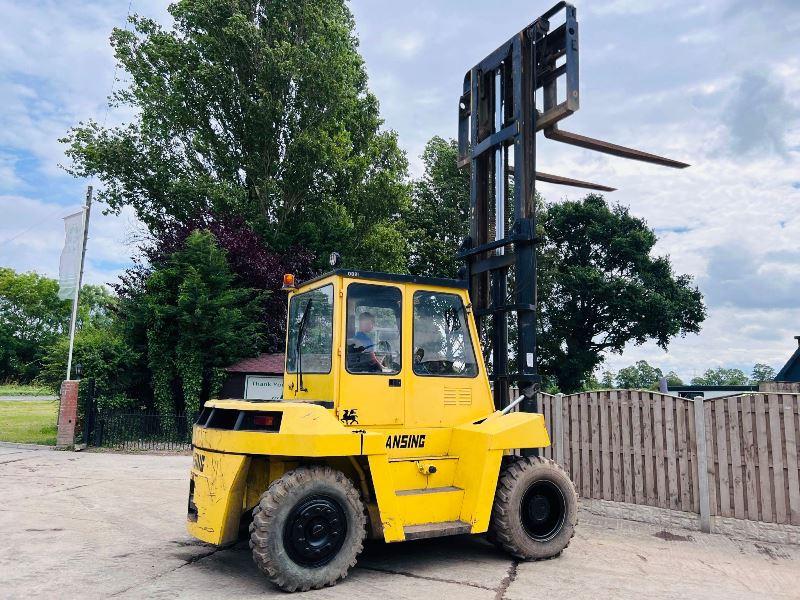 LANCING HENLEY 7/12 DIESEL FORKLIFT C/W SIDE SHIFT *VIDEO*