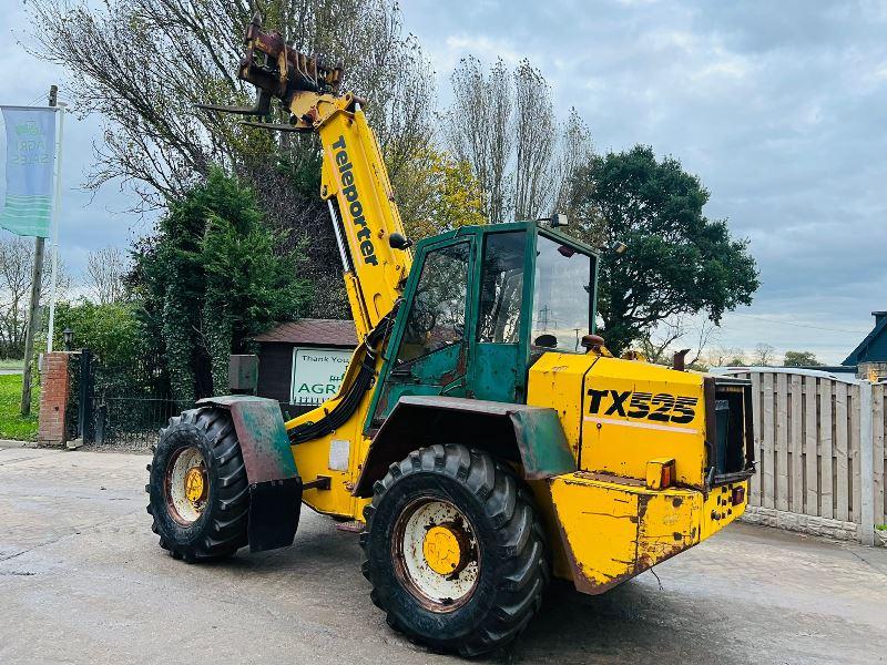 SANDERSON TX525 4WD TELEHANDLER C/W PIN AND CONE HEAD STOCK 