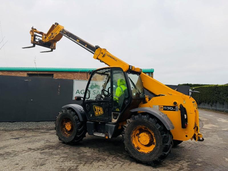 JCB 530-70 FARM SPECIAL 4WD TELEHANDLER*C/W PALLET TINES*VIDEO*