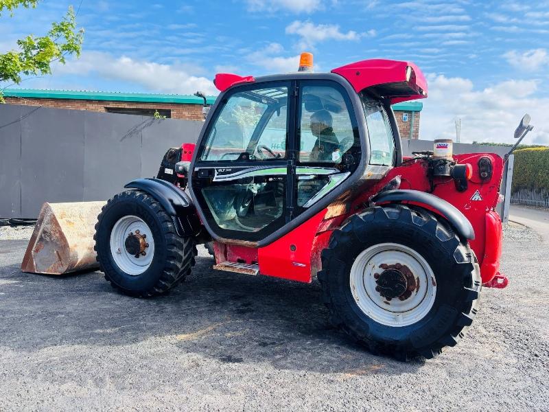 MANITOU MLT741 120 PS TELEHANDLER* AG SPEC *C/W BUCKET*YEAR 2016*VIDEO*
