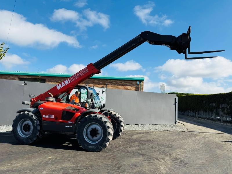 MANITOU MLT 633-120 LS TURBO TELEHANDLER*C/W PALLET TINES*VIDEO*