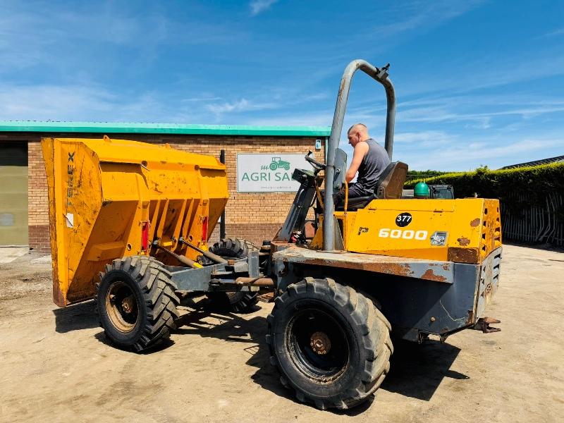 BENFORD TEREX PT6000 STRAIGHT TIP DUMPER*VIDEO*