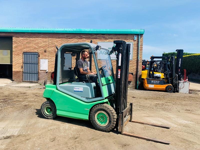 CESAB DRAGO 250E GAS FORKLIFT*C/W SIDESHIFT*VIDEO*