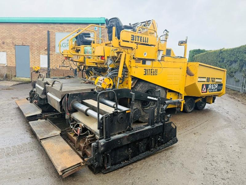 BITELLI BB760 TARMAC PAVER*C/W CATERPILLAR ENGINE*VIDEO*