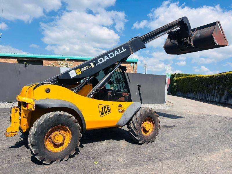 JCB 527-55 TELEHANDLER* AG SPEC *C/W BUCKET*VIDEO*