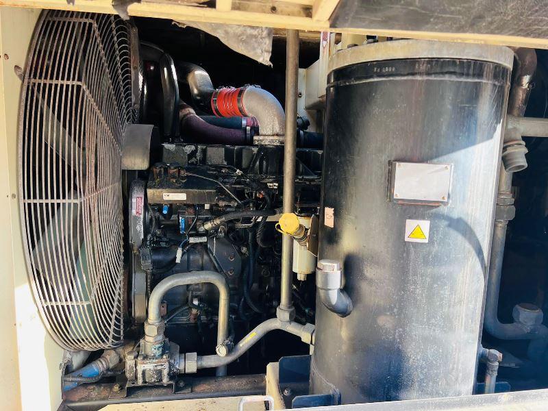 INGERSOL RAND 12235 850CFM TWIN AXLE COMPRESSOR C/W CUMMINS ENGINE 