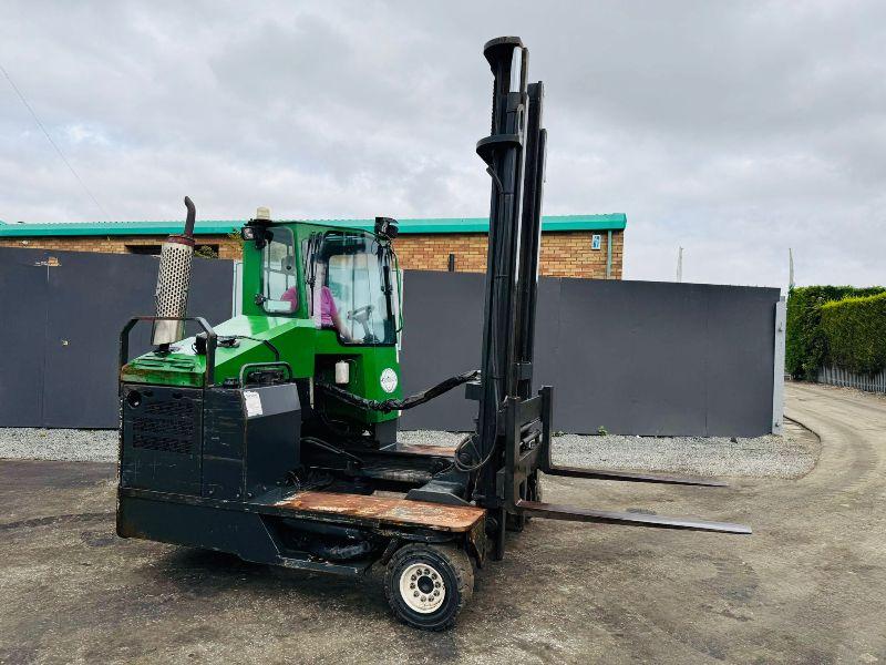 COMBILIFT C4000 DIESEL TRUCK MOUNTED FORKLIFT*C/W FORK POSITIONER*VIDEO*