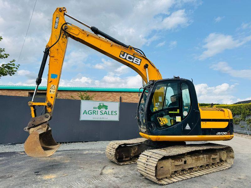 JCB JS130 EXCAVATOR*YEAR 2010 *C/W QH & BUCKET* READING 8459 HOURS*VIDEO*