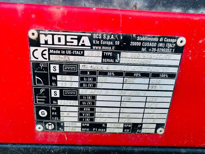 MOSA SUPER SILENT GENERATOR*YEAR 2018*C/W KOHLER ENGINE*VIDEO*