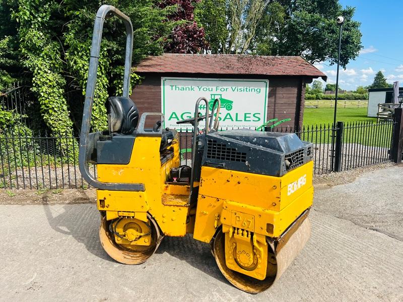 BOMAG BW80AD DOUBLE DRUM ROLLER C/W ROLE FRAME *VIDEO*