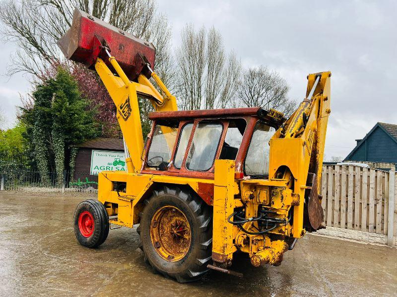 JCB 3C BACKHOE DIGGER C/W FULLY GLAZED CABIN *VIDEO*