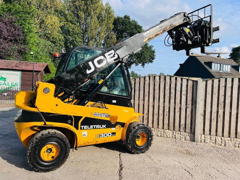 JCB TLT30D 4WD TELETRUCK *YEAR 2015* C/W HYDRAULIC TURN TABLE & TINES *VIDEO*