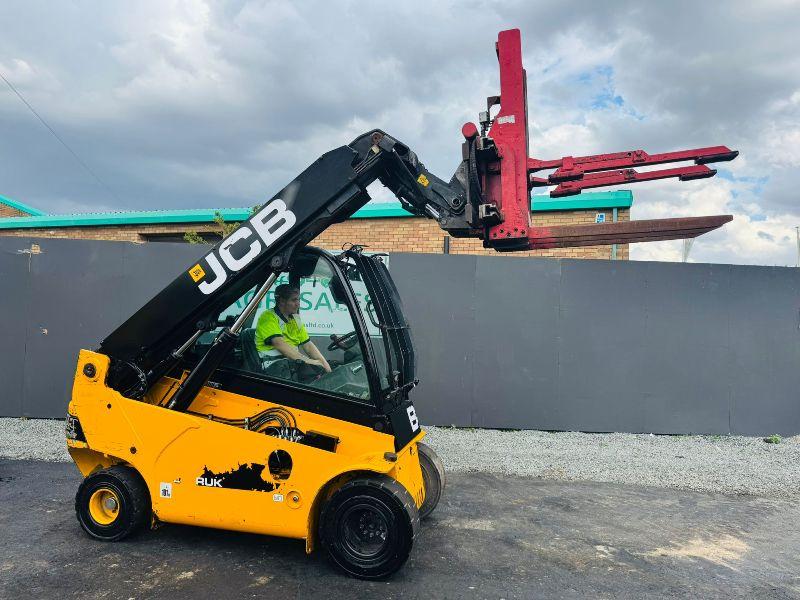JCB 35D TELETRUK*YEAR 2017* C/W HYDRAULIC BAIL GRAB*VIDEO*
