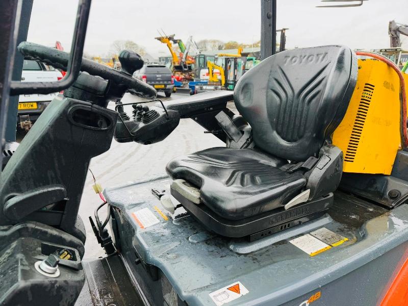 TOYOTA TRAIGO 48 18 ELECTRIC FORKLIFT*C/W SIDESHIFT*YEAR 2017*VIDEO*