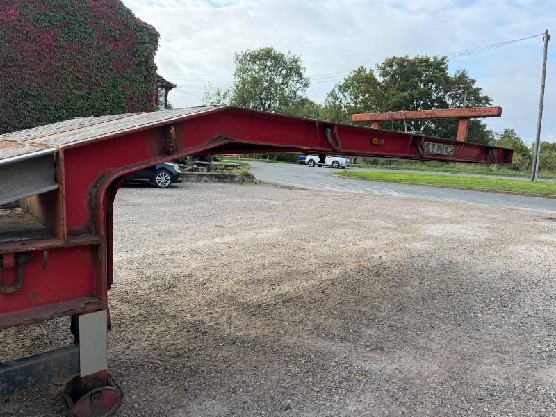 KING LOW LOADER TRAILER*C/W RAMPS AND WINCH*YEAR 2008*VIDEO*