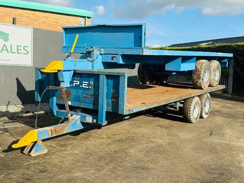 20FT BY 8FT MARSTON AGRICULTURAL TRAILER*CHOICE OF 7*TWIN AXLE*VIDEO*