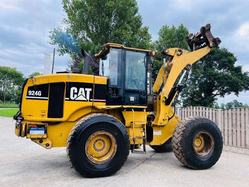 CATERPILLAR 924G 4WD LOADING SHOVEL C/W QUICK HITCH *VIDEO*