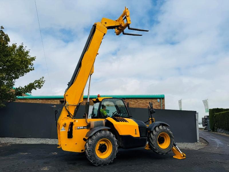 JCB 535-125 HI VIZ TELEHANDLER*C/W JACK LEGS*YEAR 2016*