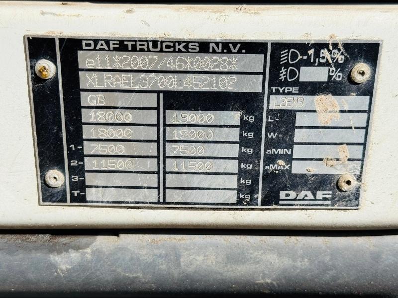 DAF LF220FA RIGID SKIP LORRY*YEAR 2016*VIDEO*