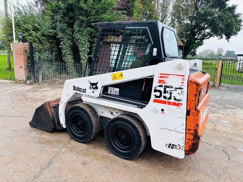  BOBCAT 553 SKIDSTEER *ONLY 1063 HOURS* C/W BUCKET *VIDEO*