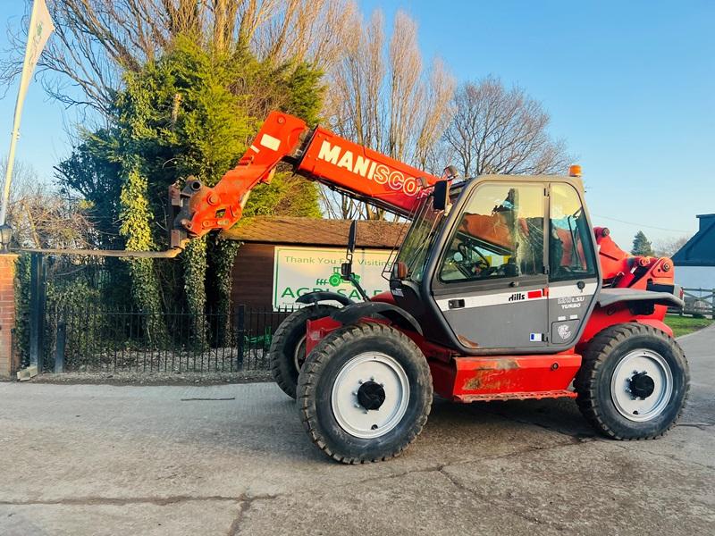 MANITOU MLT845-120 4WD TELEHANDLER C/W PALLET TINES *VIDEO*