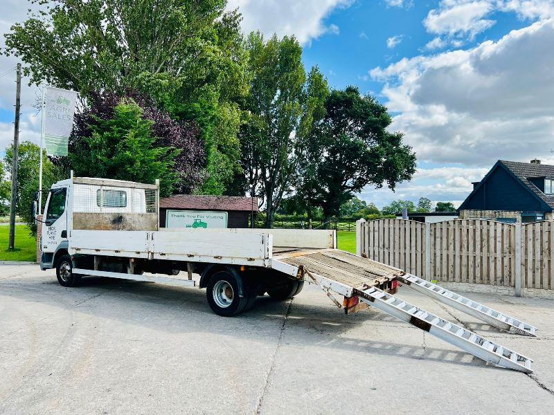 DAF 45.150 4X2 BEAVER TAIL LORRY C/W ALLOY RAMPS *MOT'D TILL 30TH JUNE 24*VIDEO*