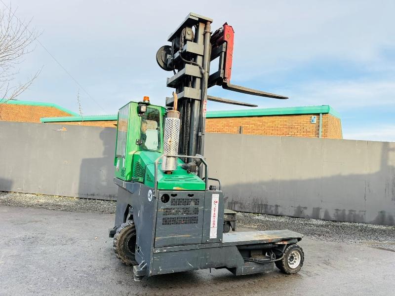 COMBILIFT C4000 GAS FORKLIFT*C/W FORK POSITIONER*VIDEO*