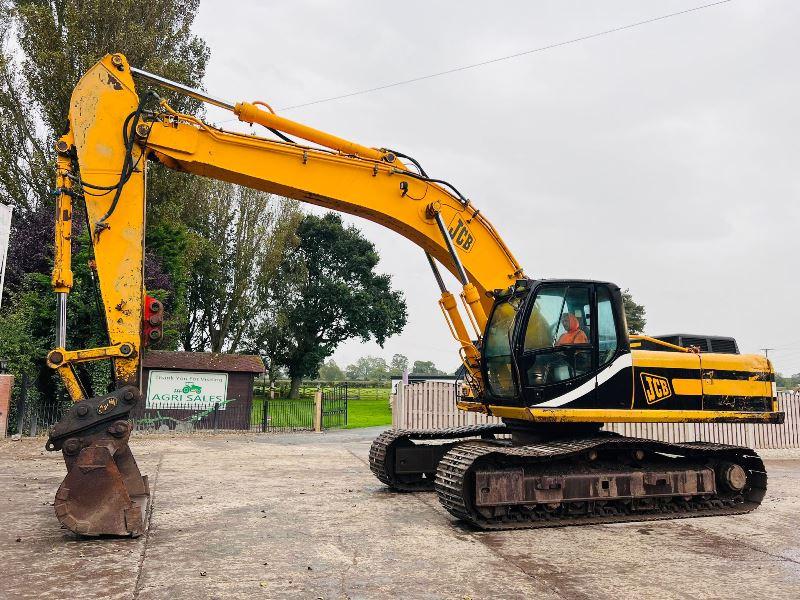 JCB JS330 TRACKED EXCAVATOR C/W QUICK HITCH AND BUCKET *VIDEO*