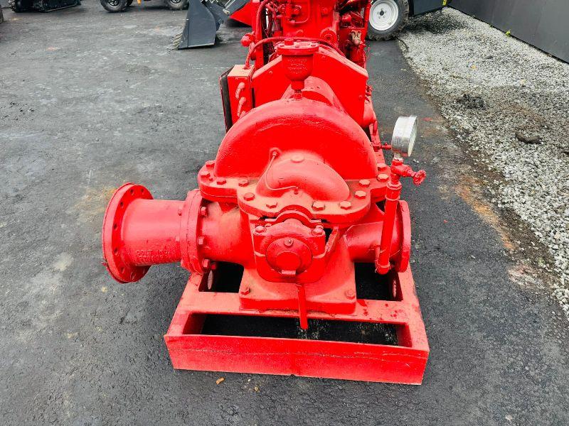 CUMMINGS N-855-F 6 INCH WATER PUMP *C/W 6 CYLINDER ENGINE*VIDEO*