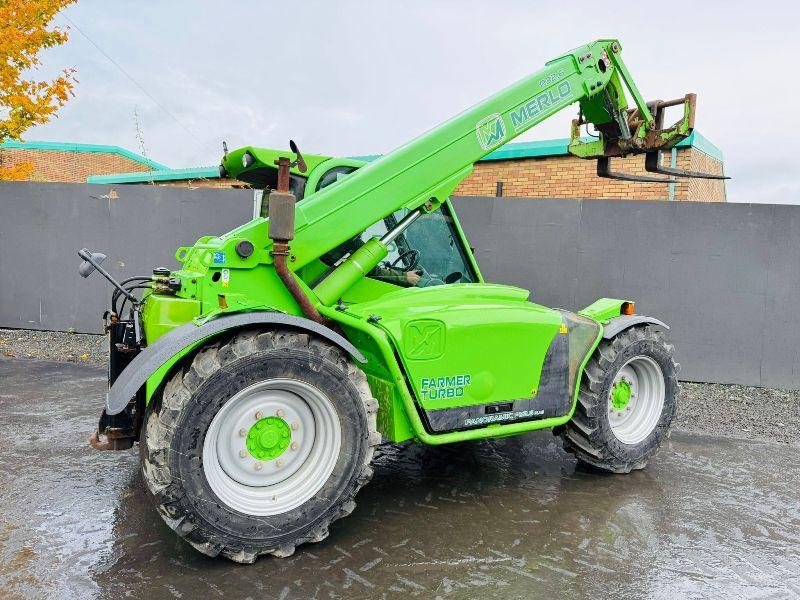 MERLO P32.6+ TELEHANDLER 4WD*C/W PALLET TINES*VIDEO*