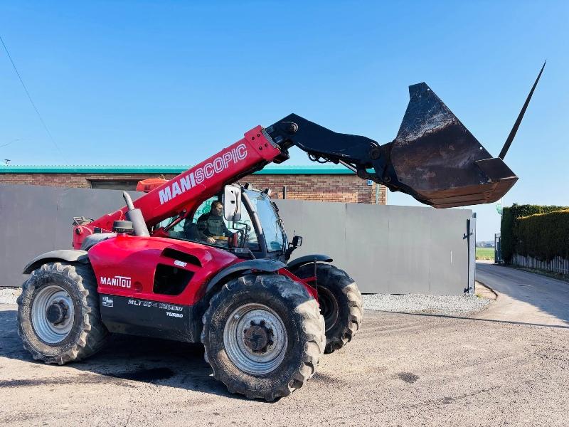 MANITOU MLT 634 TELEHANDLER *C/W BUCKET AND PALLET TINES*VIDEO*