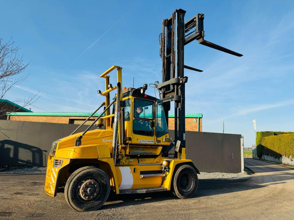 KALMAR DCE 100-6 2 STAGE MAST FORKLIFT *YEAR 2009*VIDEO*