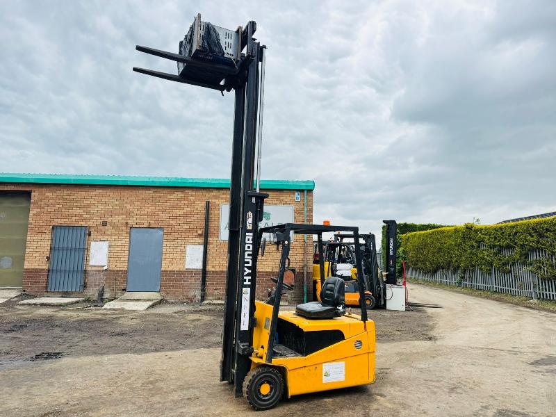 HYUNDAI HBF 15T ELECTRIC FORKLIFT*C/W CHARGER*VIDEO*
