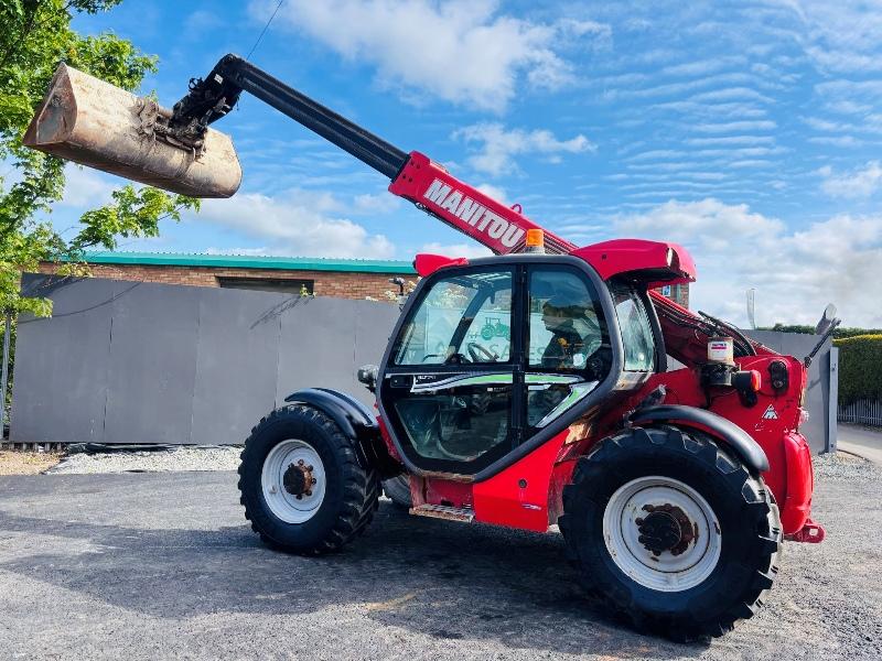 MANITOU MLT741 120 PS TELEHANDLER* AG SPEC *C/W BUCKET*YEAR 2016*VIDEO*