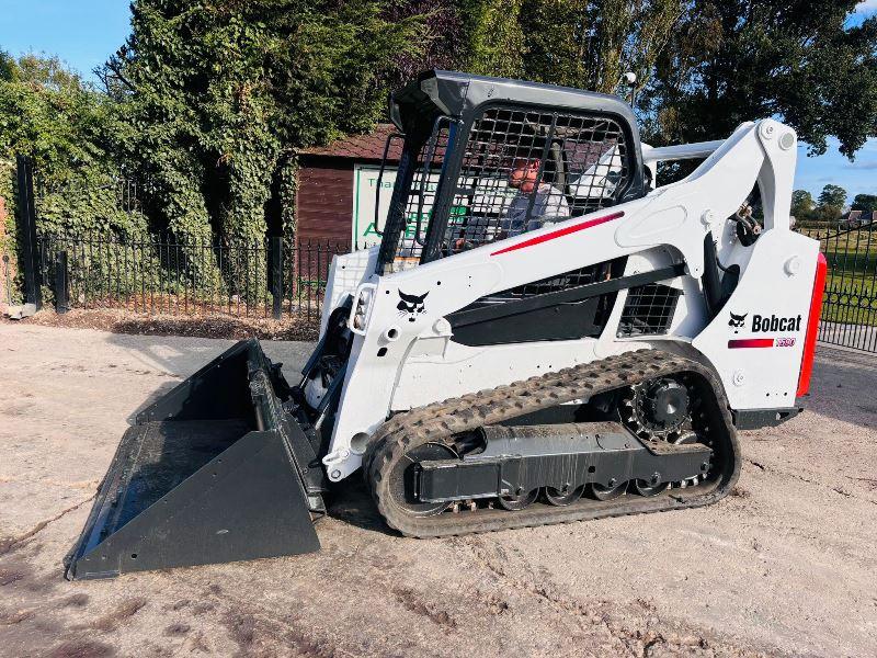 BOBCAT T590 TRACKED SKIDSTEER *YEAR 2018, 2761 HOURS* C/W BUCKET *VIDEO*