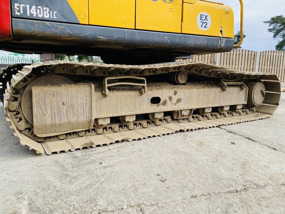 VOLVO EC140BLC TRACKED EXCAVATOR C/W QUICK HITCH & BUCKET * VIDEO * 