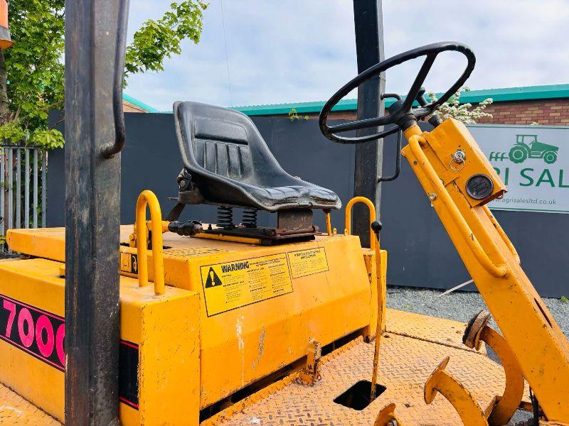 THWAITES 7000 3 TONNE STRAIGHT TIP DUMPER*VIDEO*