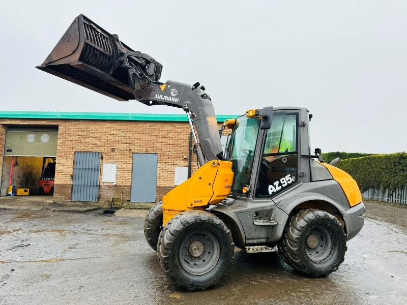 MECALAC N506 E125 ARTICULATED WHEELED LOADER*C/W BUCKET*VIDEO*